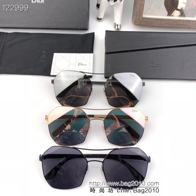 DIOR-迪奧 2019新款 超輕無螺絲壓不壞系列情侶款 大框多邊形 男女通用太陽鏡 100%紫外線防護 5460  lly1248